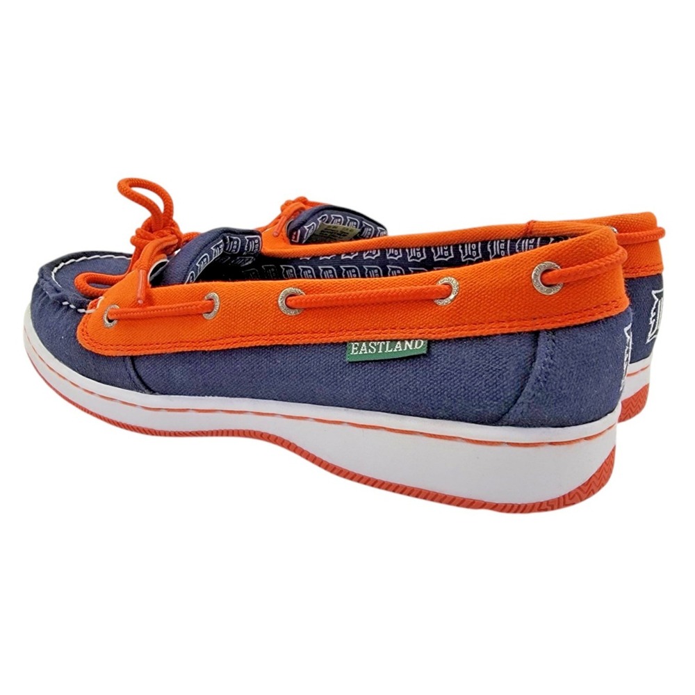 Eastland Sunset Women's Detroit Tigers MLB Baseball Canvas Boat Shoes Size 9 M - Picture 4 of 11